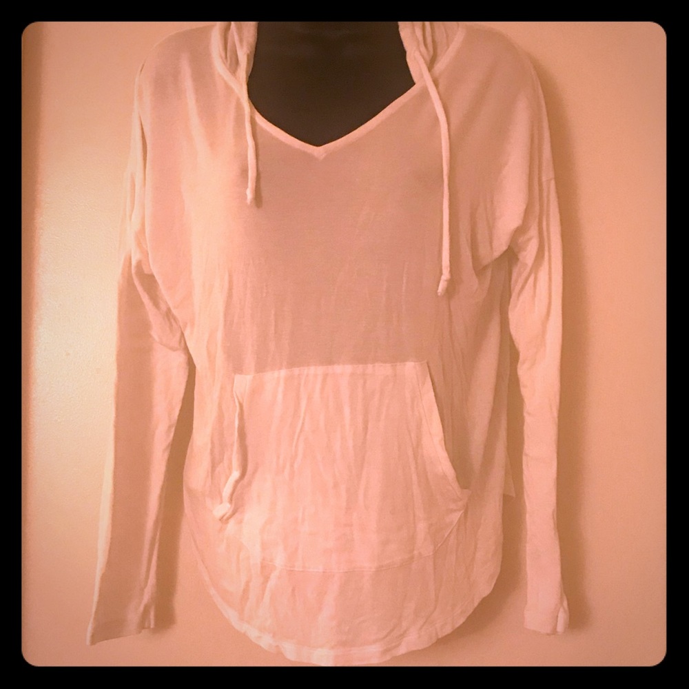 Long sleeve hooded tee shirt by Banana Republic XS